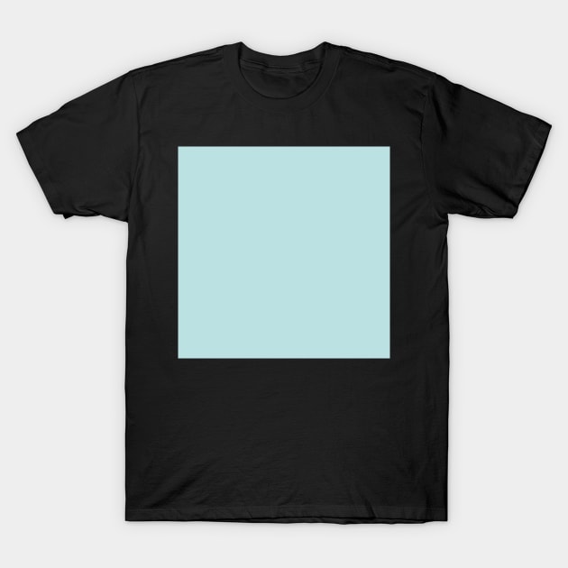 Pale Turquoise: Plain powder blue, icy pastel cyan, just color T-Shirt by CasaColori